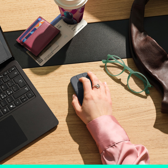 Logitech Mobi Fold Muis Grafiet visual leverancier