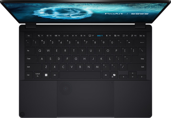 ASUS ProArt GoPro Edition PX13 OLED Copilot+PC HN7306EAC-LX089X QWERTY bovenkant