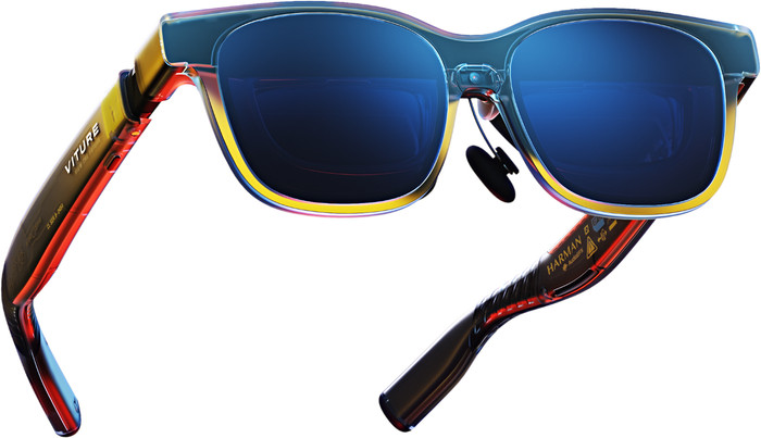 VITURE x Cyberpunk 2077 Luma Cyber XR bril voorkant