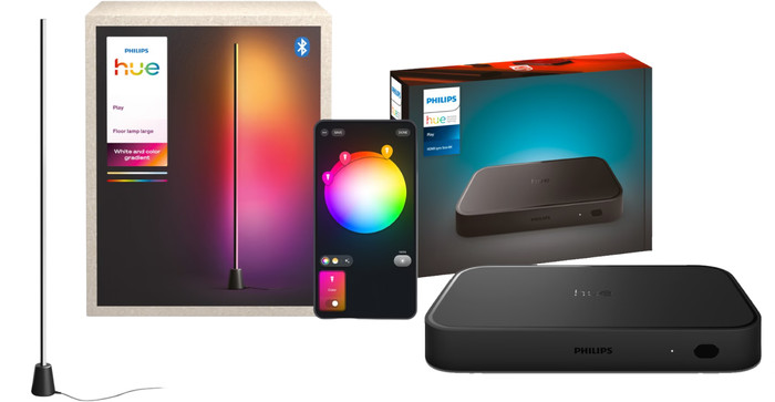 Philips Hue Play Vloerlamp White and Color + HDMI Sync Box 8K Main Image