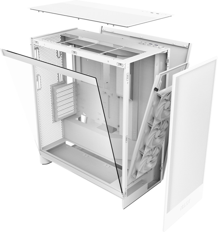 NZXT H7 Flow - Wit visual leverancier