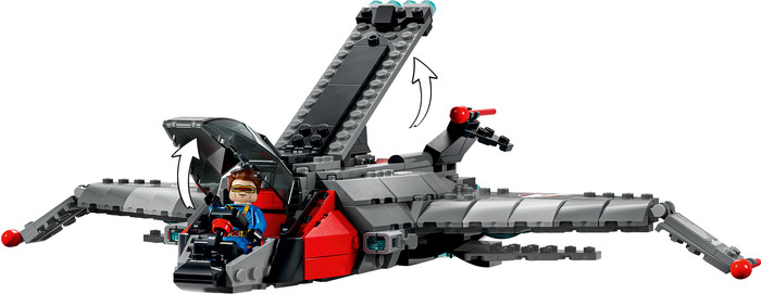 LEGO Marvel Avengers: Doomsday Quinjet 76347 product in gebruik
