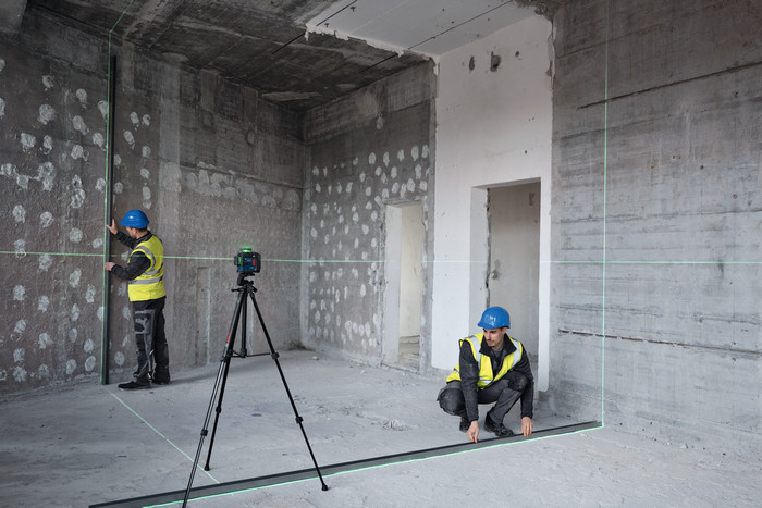Bosch Professional GLL 80-33 G product in gebruik