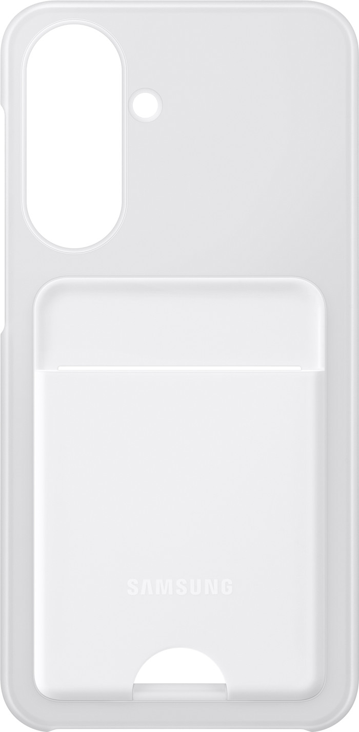 Samsung Galaxy A27 Card Slot Back Cover Grijs voorkant