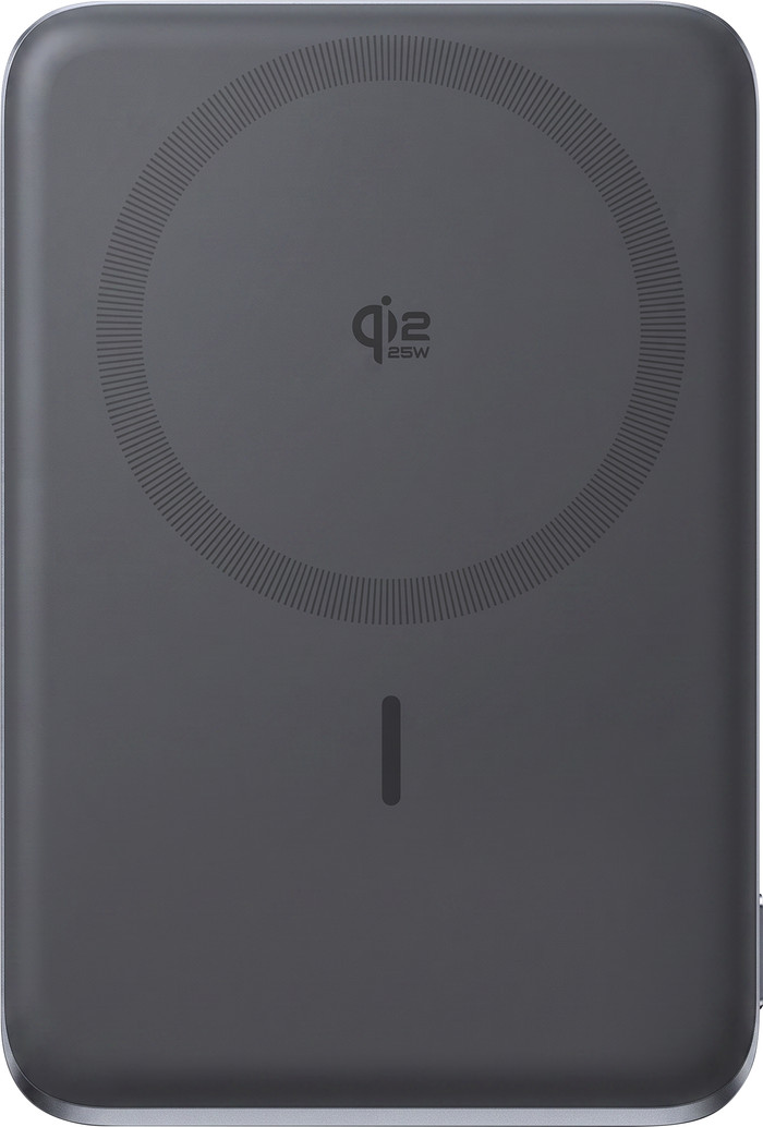 Anker Wireless Power Bank 10,000 mAh with MagSafe and Qi2 25W Gray top