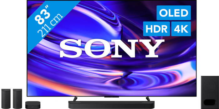 Sony Bravia 6 83" OLED (2026) + Sony Bravia Theatre System 6 Zwart Main Image