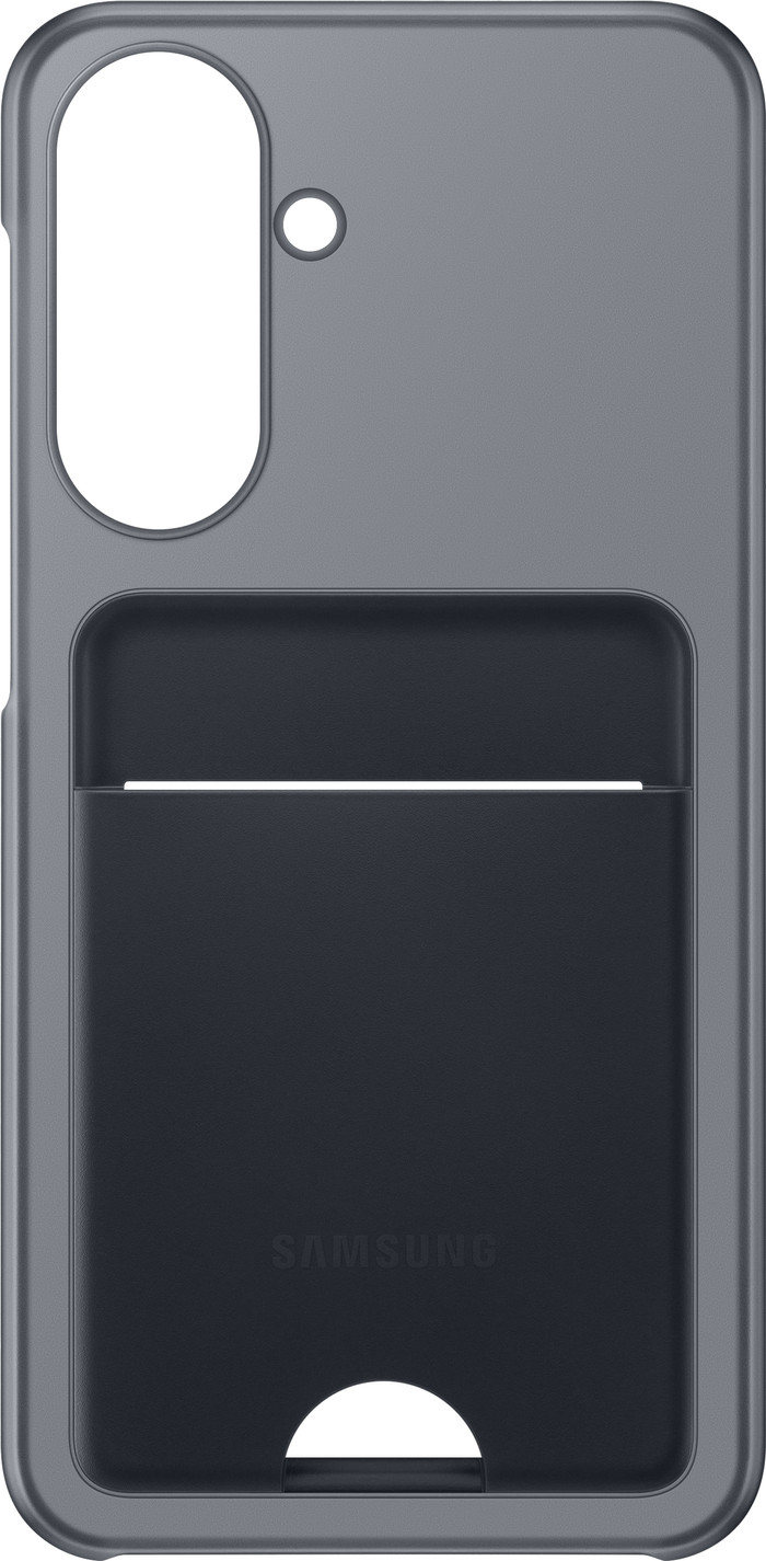 Samsung Galaxy A27 Card Slot Back Cover Zwart voorkant