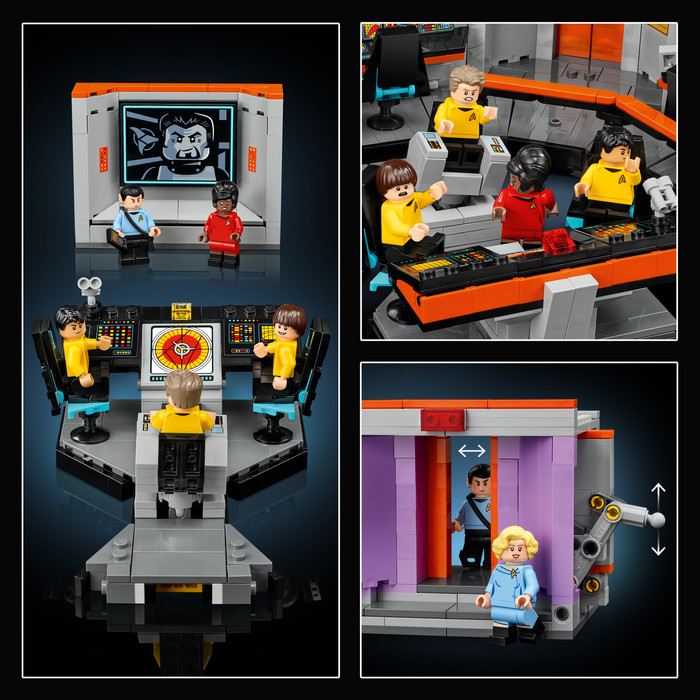 LEGO Icons Star Trek: U.S.S. Enterprise NCC-1701 Brug 11385 detail
