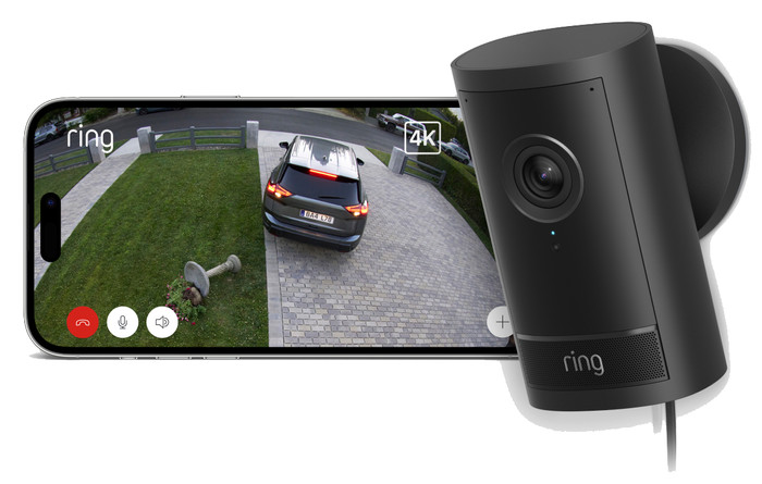 Ring Outdoor Camera Pro Stekker Zwart visual leverancier