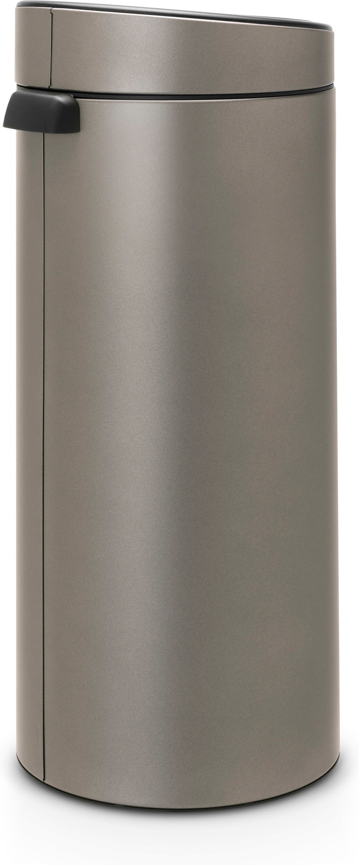Brabantia Touch Bin 30 Liter Platinum + Vuilniszakken (120 stuks) achterkant