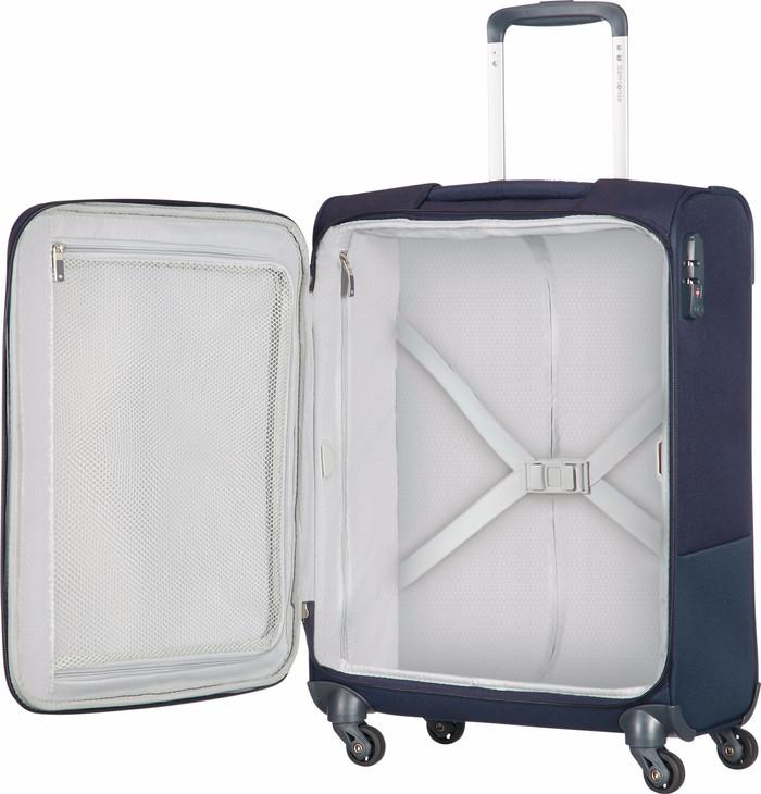 Samsonite Base Boost Spinner 55cm Navy Blue inside