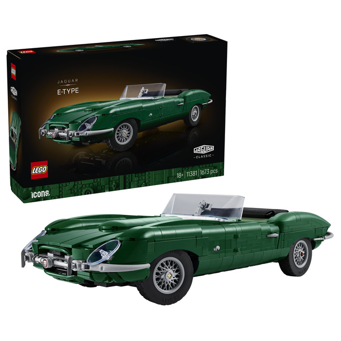 LEGO Icons Jaguar E-Type 11381 rechterkant