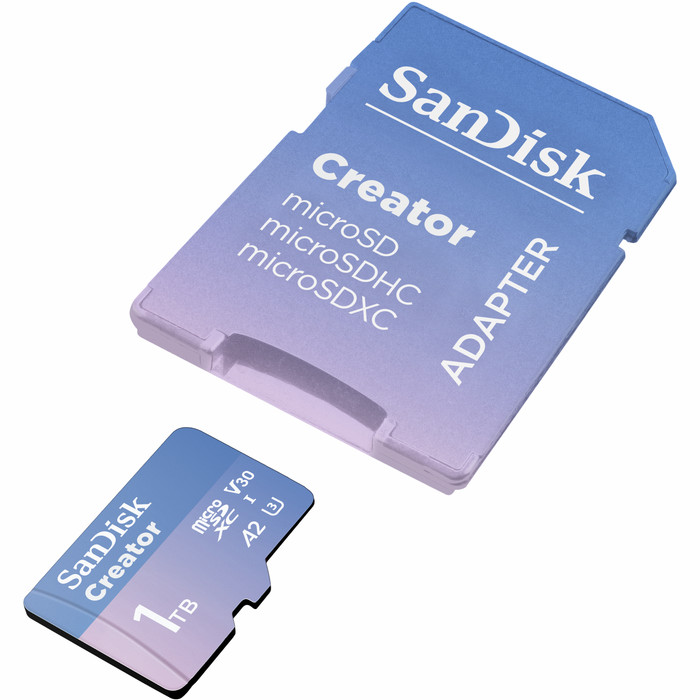 SANDISK MicroSDXC Creator 1TB 130MB/s samengesteld product