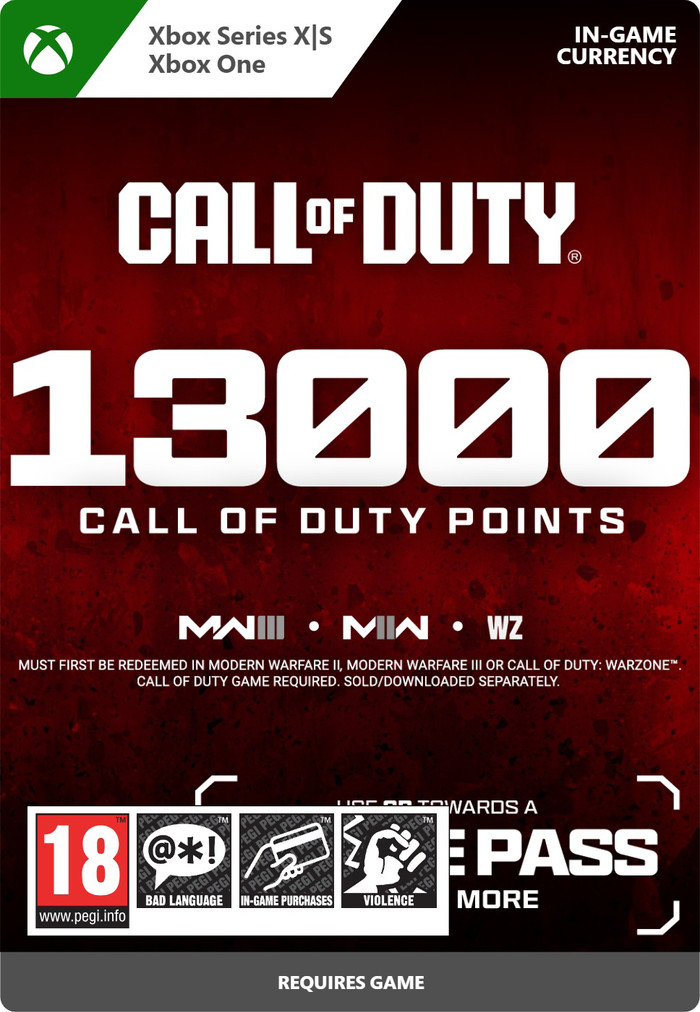 Call of Duty 13.000 Points Xbox Series X|S en Xbox One - Digitaal voorkant