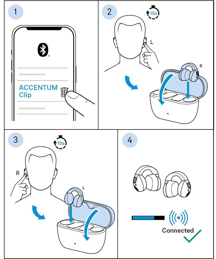 Sennheiser Accentum Clip Creme visual leverancier