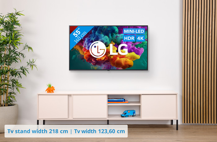 LG Mini-LED 55 inches QNED85 (2026) visual Coolblue 1