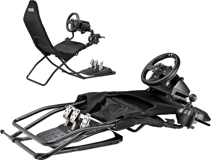 Next Level Racing GT Lite Air Foldable Cockpit product in gebruik
