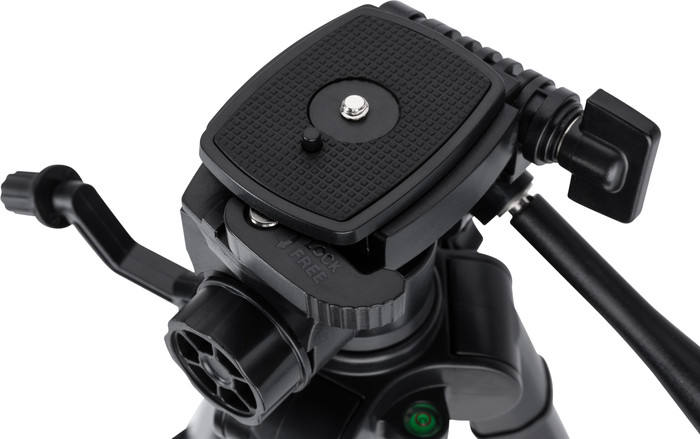 BlueBuilt Tripod met Driewegkop detail