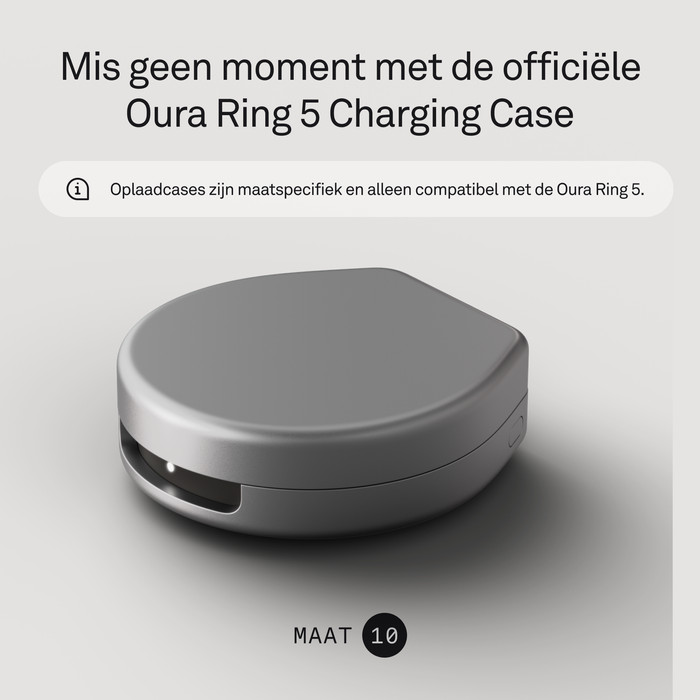 Oura Ring 5 Draadloze Oplaadcase Maat 10 visual leverancier