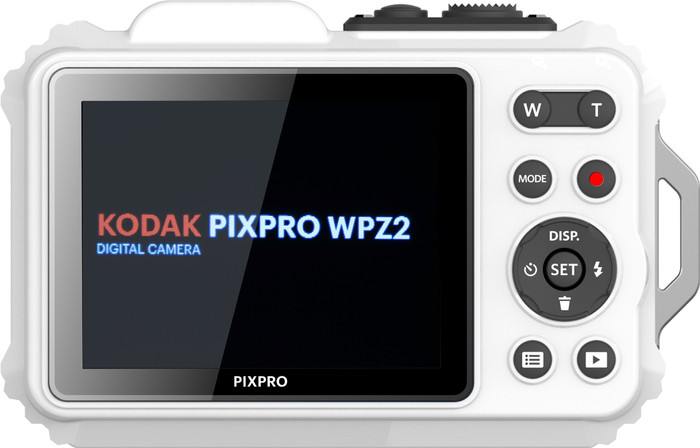 Kodak Pixpro WPZ2 Onderwater Camera Wit achterkant