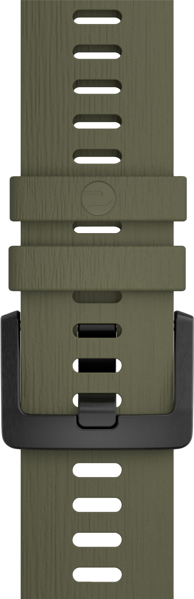 Polar Siliconen Bandje Groen 22mm S/L voorkant