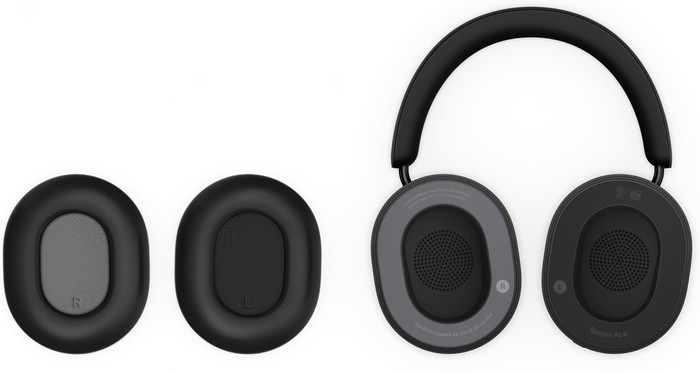 Sonos Ace Oorkussens Zwart voorkant