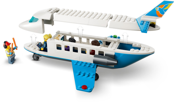 LEGO City Passagierstoestel 60492 detail