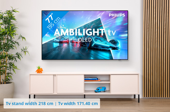 Philips Ambilight 77 inches OLED761 (2026) visual Coolblue 1