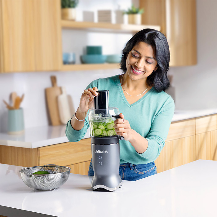 Nutribullet Ultra Plus+ Compact Kitchen product in gebruik