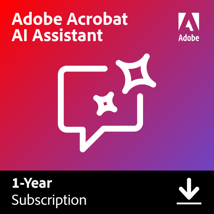 Adobe AI Assistant voor Acrobat 1 Jaar - Digitaal Main Image