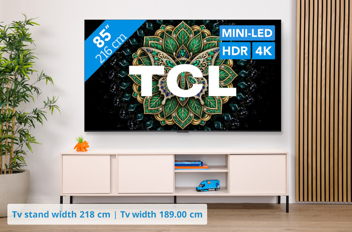 TCL QD Mini LED 85" C69K Pro (2026) visual Coolblue 1