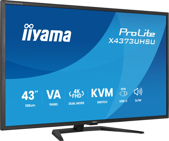 iiyama ProLite X4373UHSU-B2 voorkant