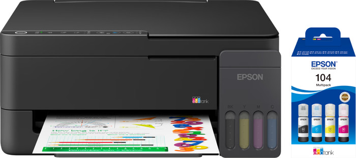 Epson EcoTank ET-2910 + 1 set extra inktflesjes Main Image