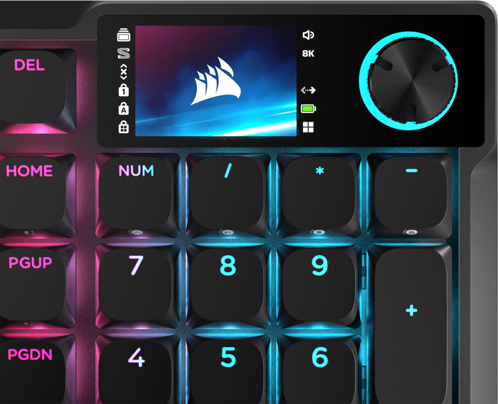 Corsair Vanguard AIR 99 Wireless Gaming Toetsenbord Zwart Qwerty detail