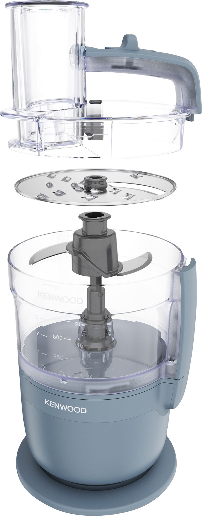 Kenwood Multipro Go FDP23.380GY Storm Blue linkerkant