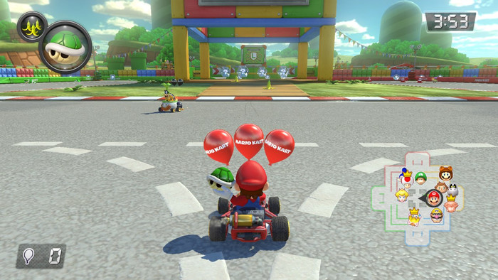 Mario Kart 8 Deluxe product in use