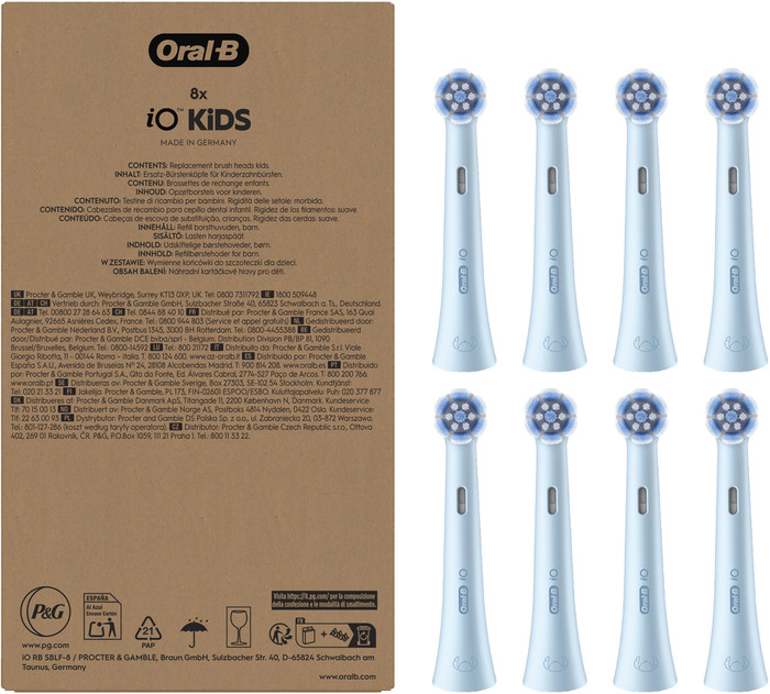 Oral-B iO Gentle Care Stitch (8 units) packaging