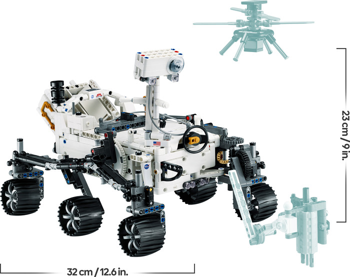 LEGO Technic NASA Mars Rover 42158 detail