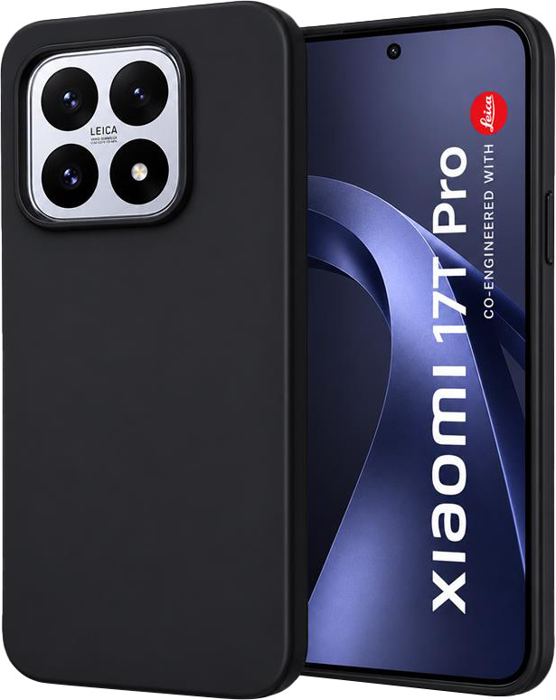 Just in Case KickLite Xiaomi 17T Pro Back Cover Zwart Main Image