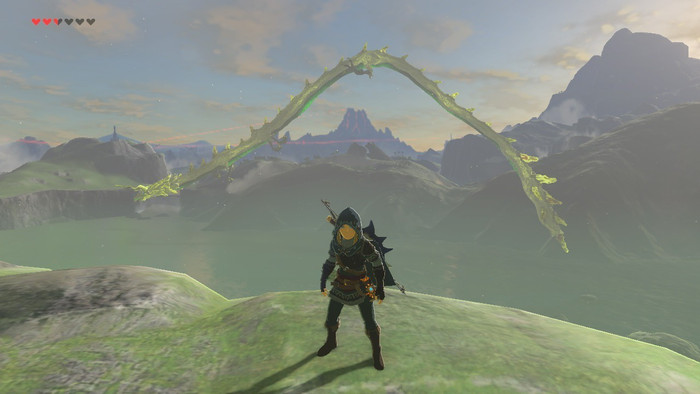The Legend of Zelda: Breath of the Wild Nintendo Switch product in gebruik