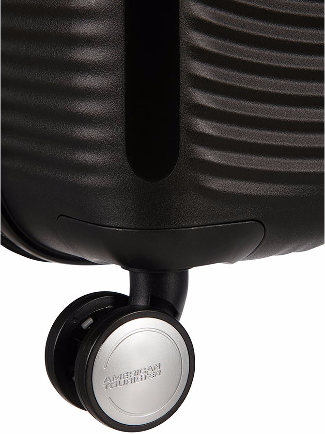 American Tourister Soundbox Expandable Spinner 77cm Bass Black detail