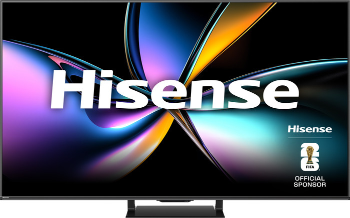 Hisense 75" ULED Mini-led U79Q PRO (2025) + Hisense AX3120Q voorkant
