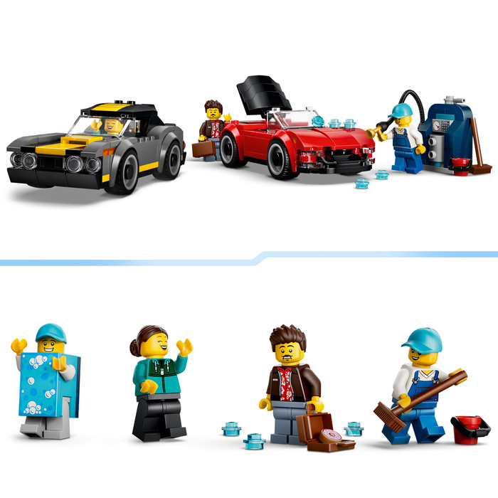 LEGO City Drive-Through Car Wash 60497 detail