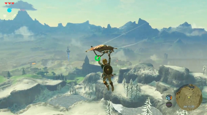 The Legend of Zelda: Breath of the Wild Nintendo Switch product in gebruik