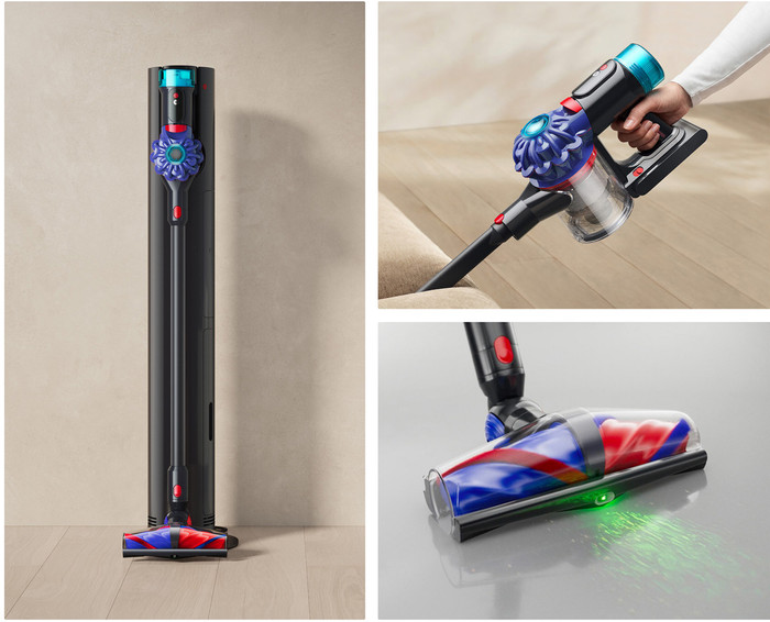 Dyson V10 Konical product in use