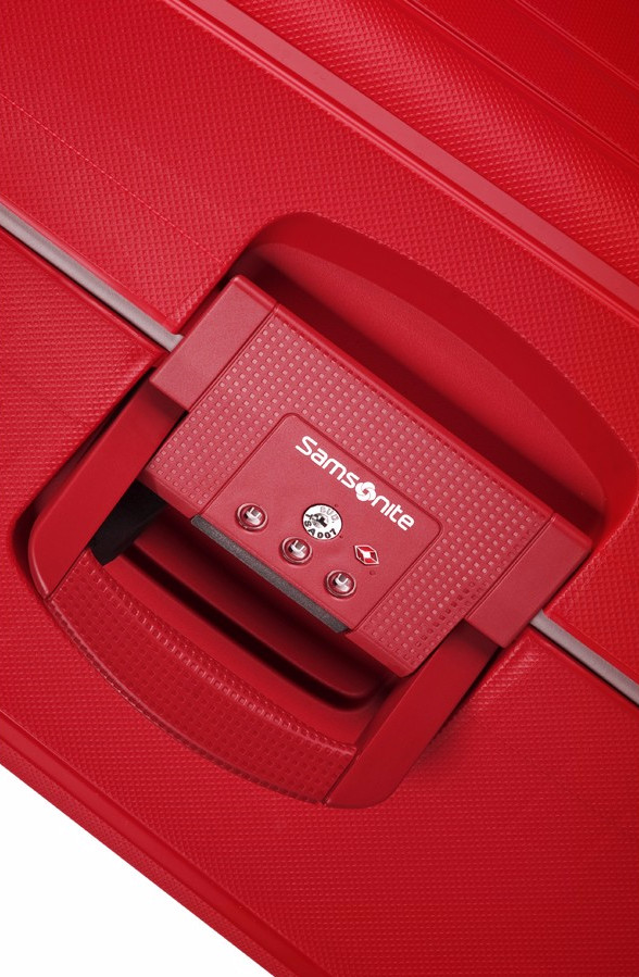 Samsonite S'Cure Spinner 69 cm Crimson Red detail