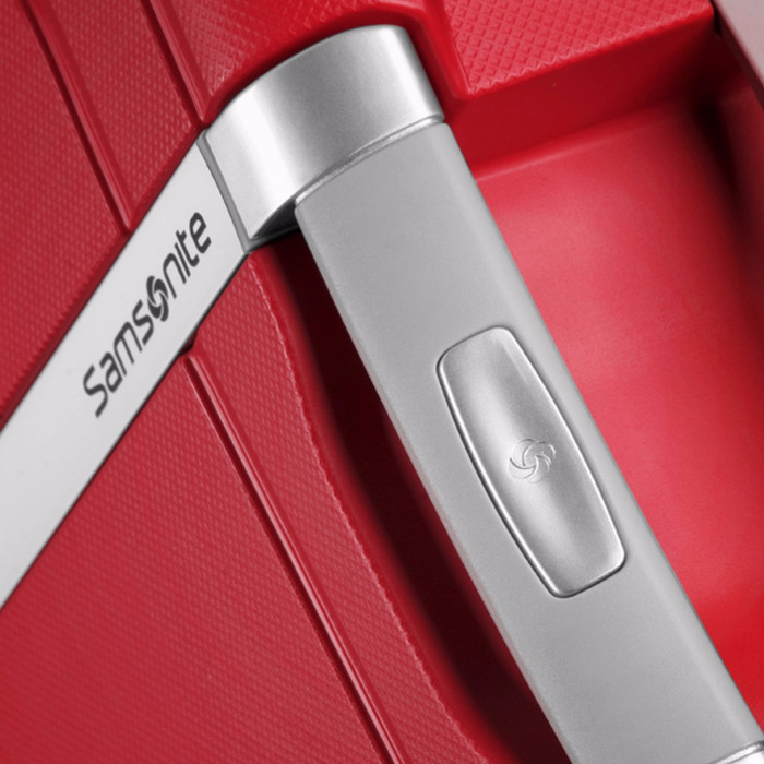 Samsonite S'Cure Spinner 69 cm Crimson Red rückseite