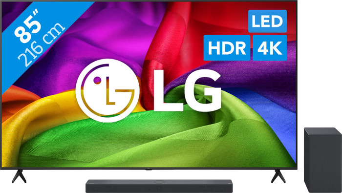 LG Led 85" NU800 (2026) + LG DS40T Main Image