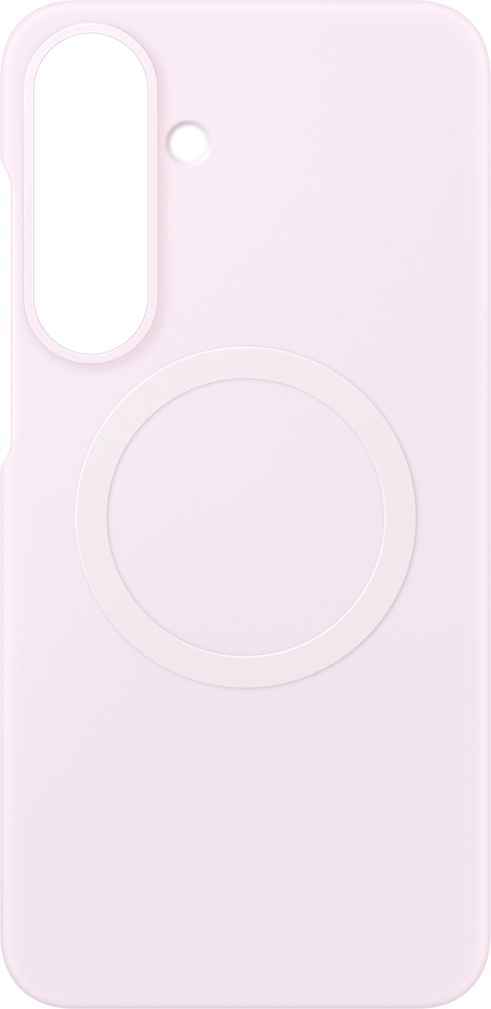 Samsung Galaxy S26 FE Siliconen Back Cover met Magneet Roze achterkant