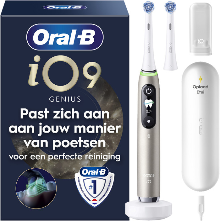 Oral-B iO 9 Goud met witte opzetborstel accessoire